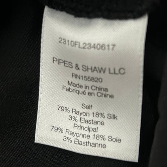 Veronica Beard Palona Top in Black Velvet Ruched V-neck Sz 10 NWT! - Picture 9 of 11